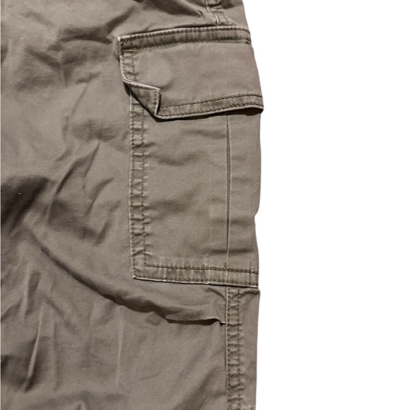 Ralph Lauren Olive Cargo Joggers Cotton Utility Chic Zipper Detail, sz XS - Picture 3 of 7